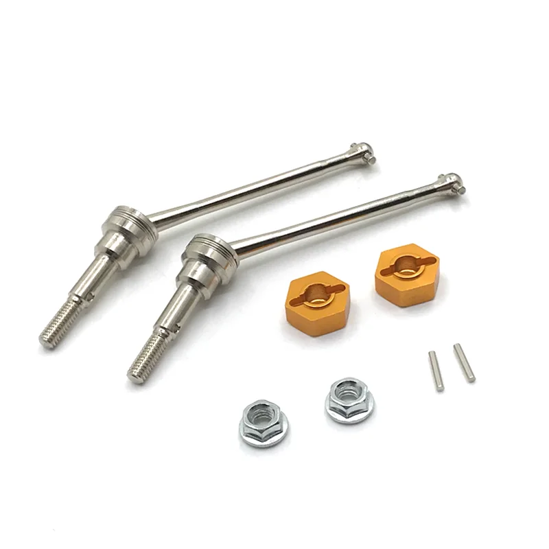 

Metal Upgrade 12mm Adapter Front Drive Shaft For WLtoys 1/12 12427 12423 12428A-B-C FY01-02-03 RC Car Parts