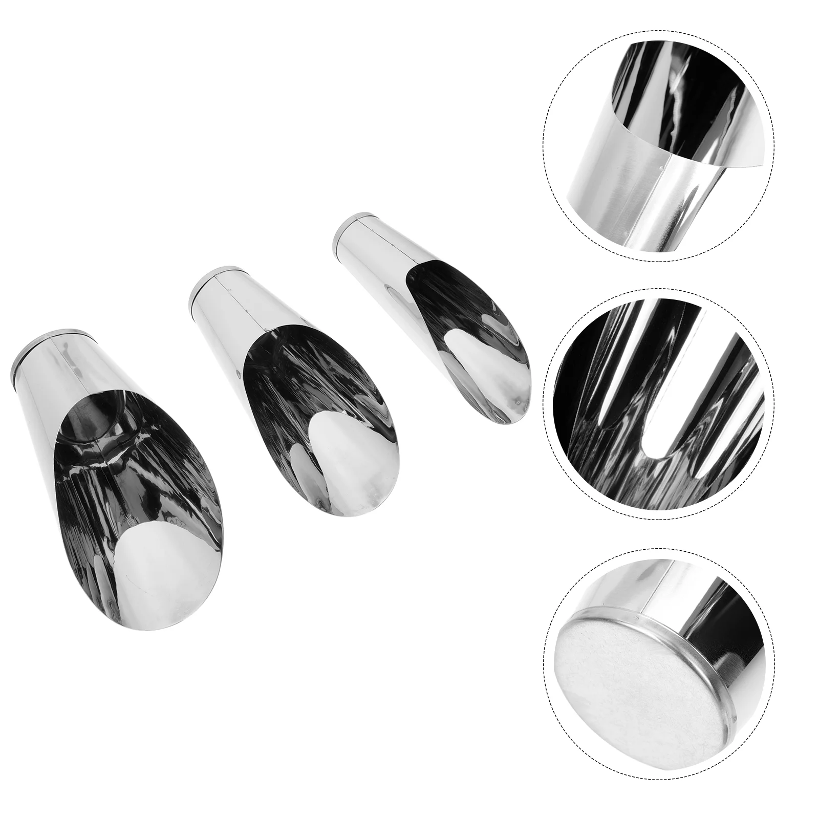 

3pcs Soil Metal Spade Shovel Cup Succulent DIY Bonsai Plant Helper Garden Tool