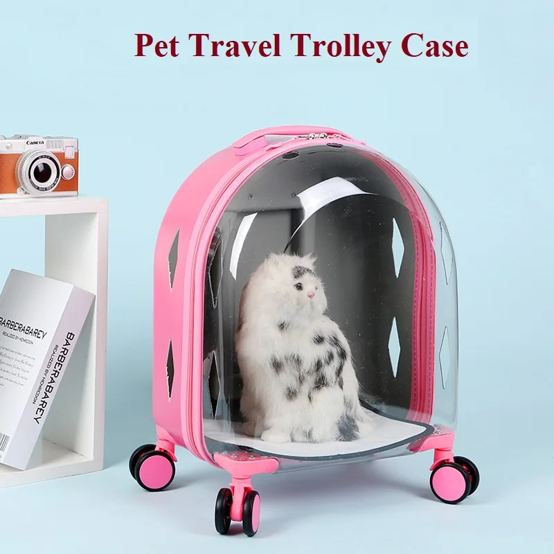 Прозрачный чехол с окошком для кошек и собак акриловый Дорожный Чехол улицы