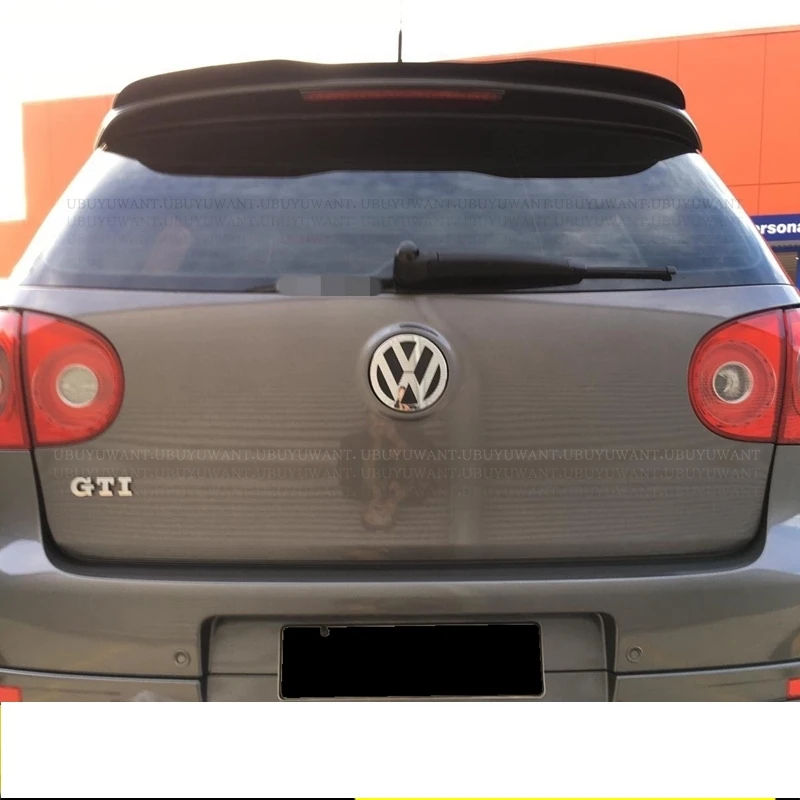 

Rear Roof Lip Spoiler For VW MK5 GTI Hatchback Spoiler High Quality ABS Plastic Gloosy Black Car Tail Wing Decoration