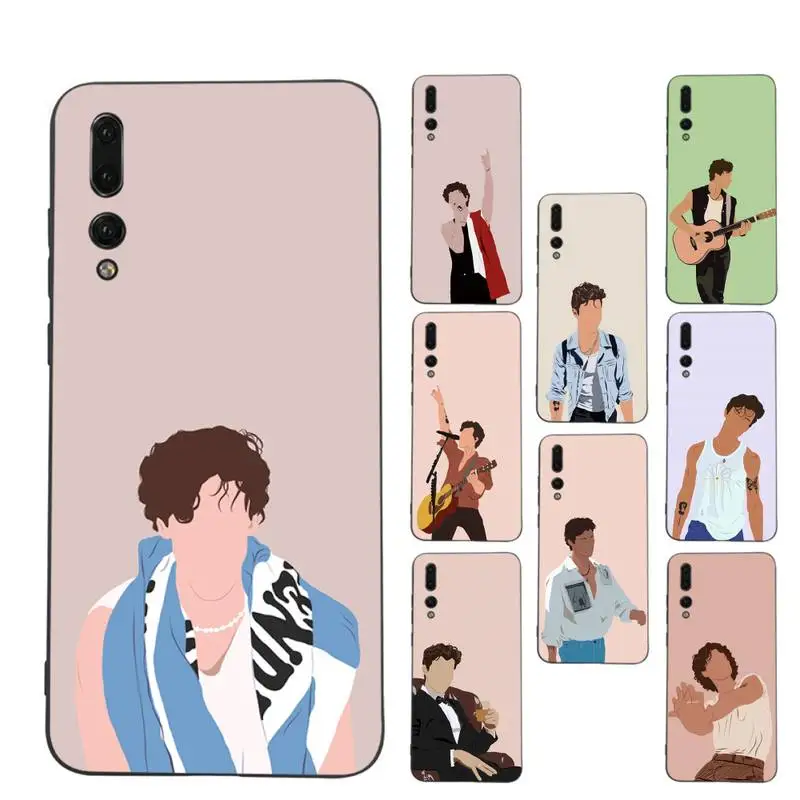 

Shawn Mendes No Face Phone Case Soft Silicone Case For Huawei p 30lite p30 20pro p40lite P30 Capa