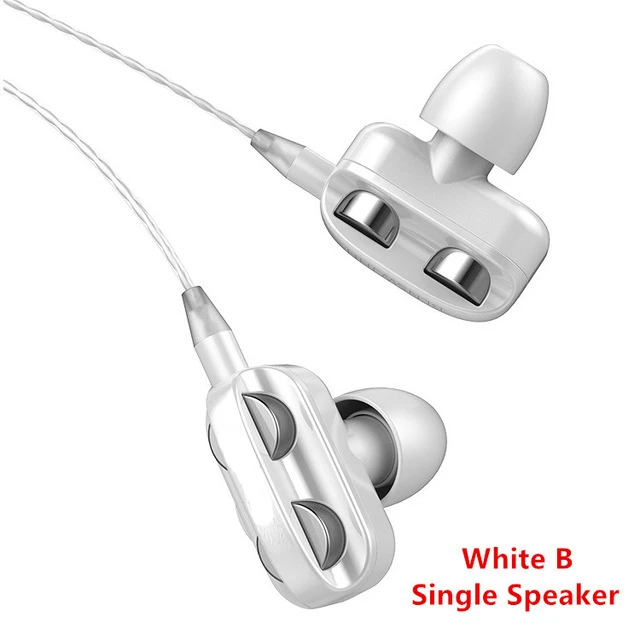 

Wired Earphones In Ear 3.5mm Auriculares For Mobile Phone 3.5 Earbuds Dual Drive Bass Earphone Headset Gamer Handfree