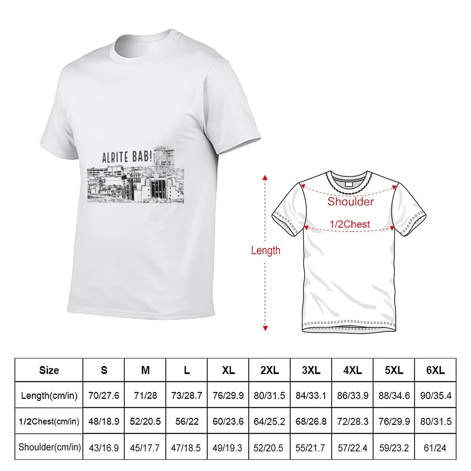 Фото shirt UK man Alrite on t essential Birmingham shirt T-Shirt graphic t Cityscape bab №2