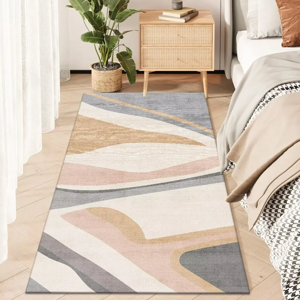 Роскошный ковер для спальни Современные Простые коврики украшения Мягкий