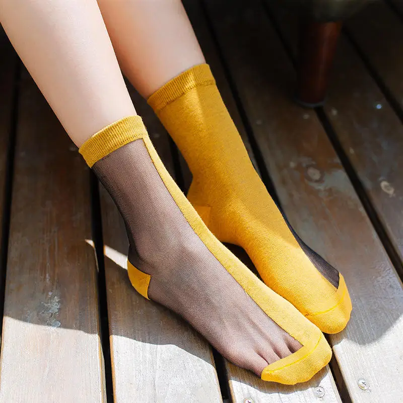 

Boat Breathable Deodorizaton Socks Women Lace Patchwork Ultra-Thin Mesh Breathable Low Cut Sock Crystal Boat Socks