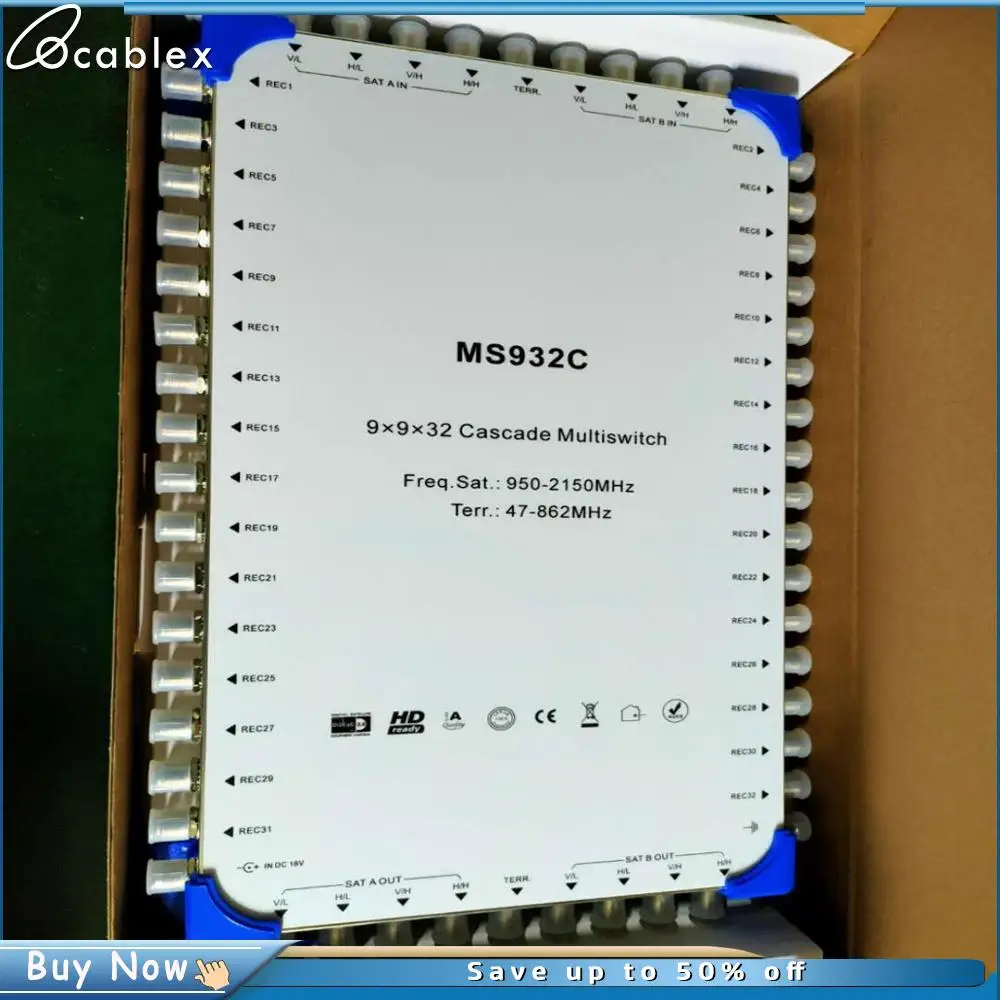 SATELLITE MULTISWITCHES 8 Satellite IF, 1 Terrestrial TV Inp