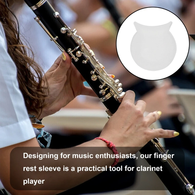 A9LD Силиконовая подставка для большого пальца кларнета гобоя защита защитные