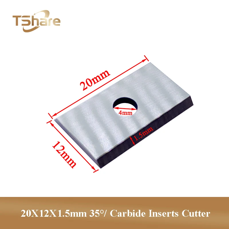 

10 шт., твердосплавные режущие пластины для деревообработки, 20 х12х1, 5 мм