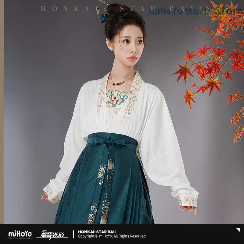 Фото [Оригинал] Рубашка Danheng MiHoYo Официальная натуральная Honkai Star Rail DanHeng Theme Impression Короткое платье Doujin Косплей Подарки №2