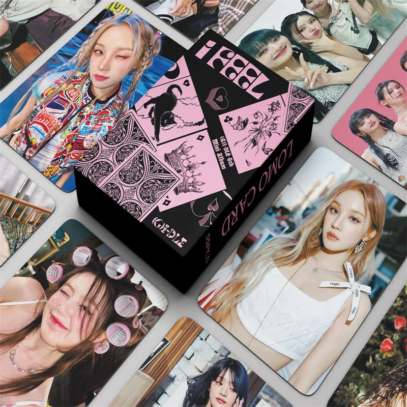 

55cards/set (G) I-DLE album card I FEEL Album GIDLE Ye Shuhua MINNIE printed photo card LOMO card Gift for girls collection KPOP