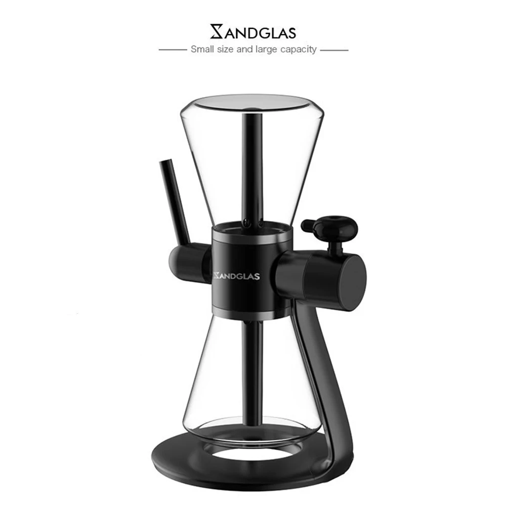 

MOONSHADE SANDGLAS Gravity Arab Glass Hookah 360 Rotating Water Pipe Shisha Chicha Narguile Complete Set for Smoking Accessories