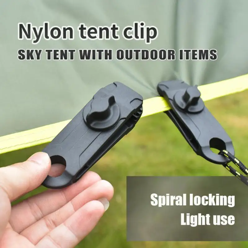 

Multifunctional Fixing Buckle Plastics Ceiling Clip Nylon Windproof Tent Clip Wind Rope Buckle Tent Canopy Clip
