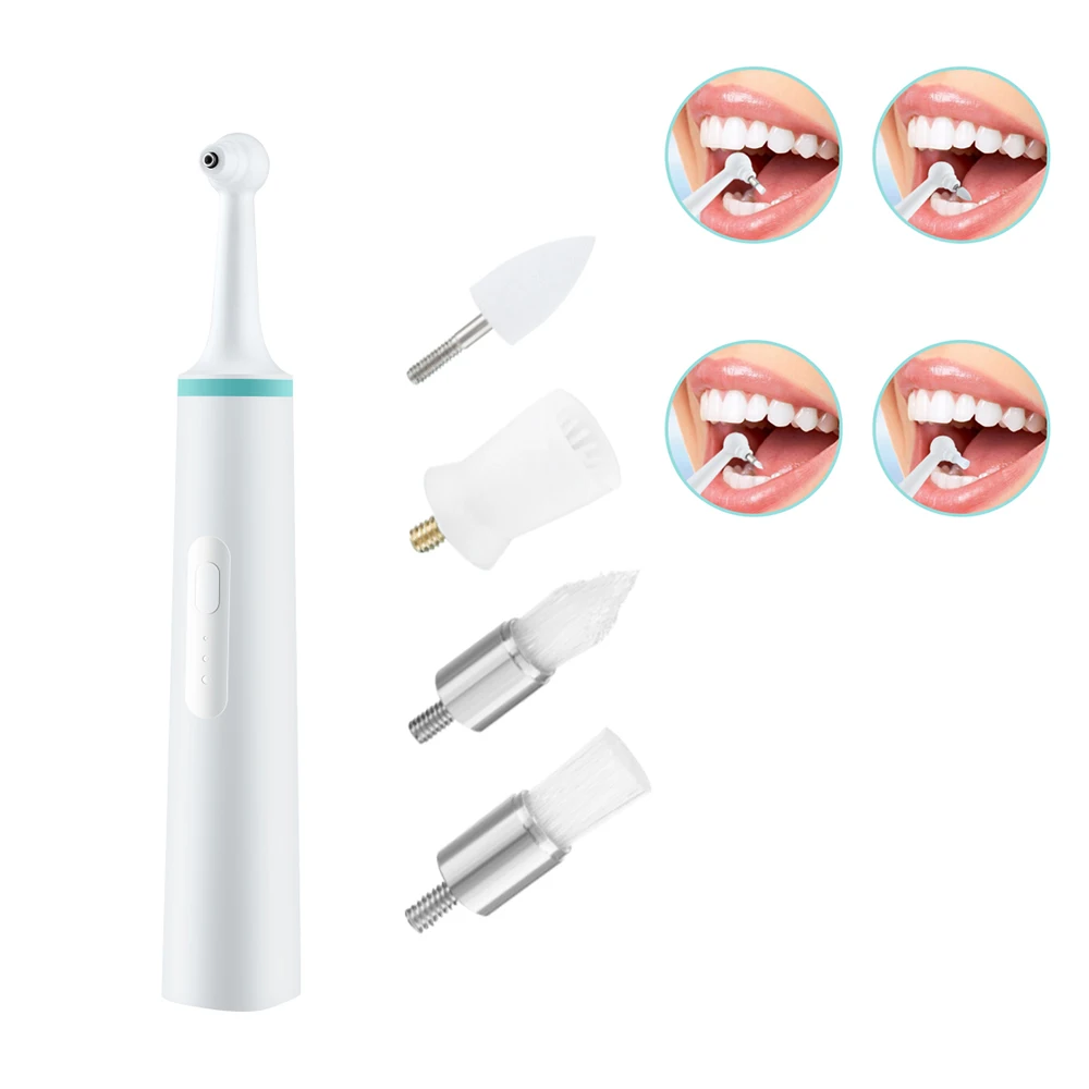 

4 in 1 Dental Teeth Polisher Electric Teeth Cleaner Oral Calculus Stain Plaque Remover Tartar Teeth Whitening Kits Oral Care