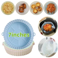silicone air fryer paper liners replacement reusable air fryer pad fried chicken pizza bbq paper for sonifer airfryer accessorie