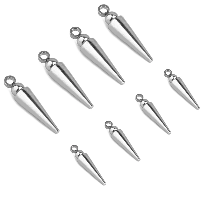 

10pcs Stainless Steel Geometric Earrings Accessories Charms Handmade DIY Charm for Bracelets & Necklace Pendants Jewelry Making