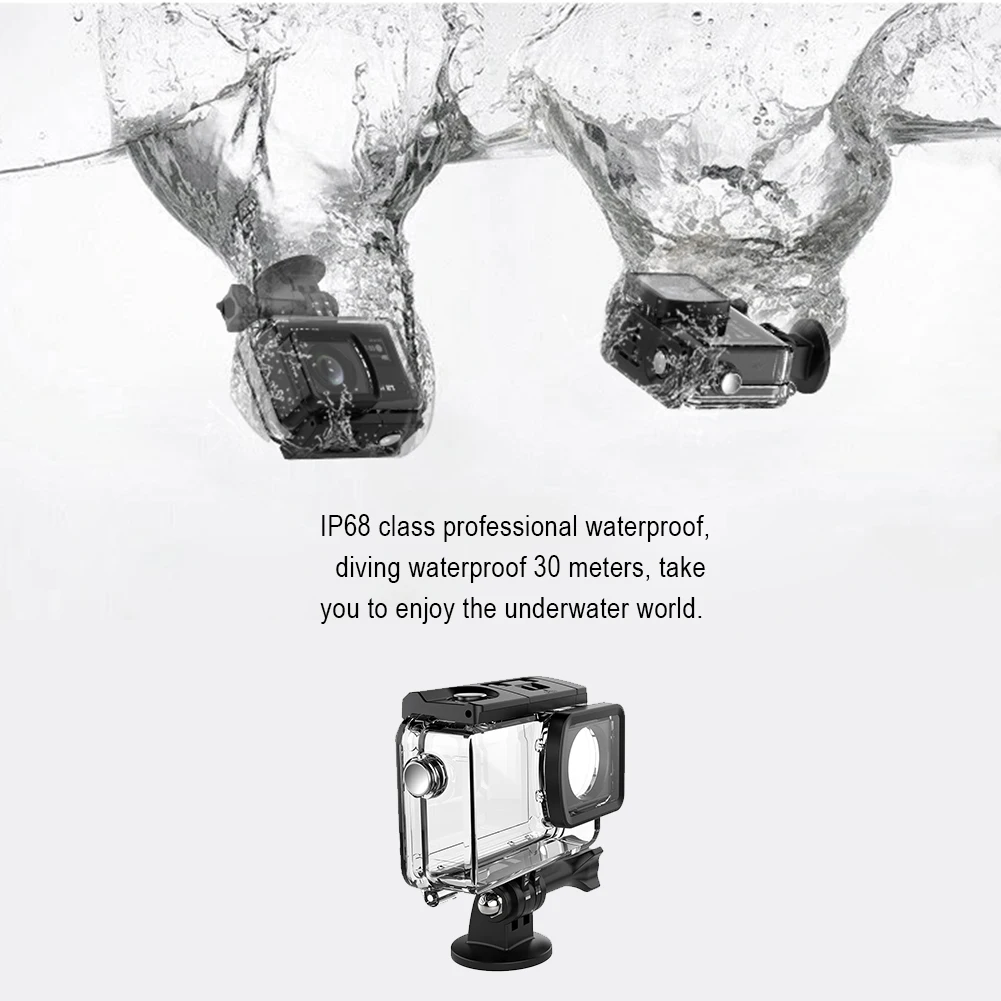 Водонепроницаемый Чехол IP68 для подводной камеры SJCAM SJ8 Pro чехол с прозрачным