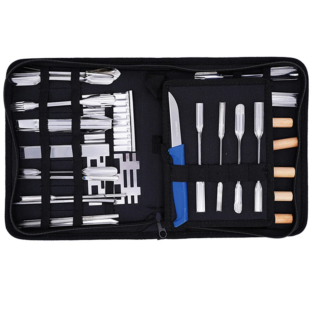 46 шт./набор кухонные ножи для резьбы шеф-повара
