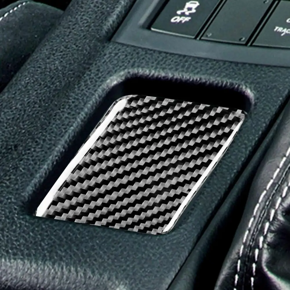 

Car Sticker Protective Carbon Fiber Center Console Seat Heating Button Lid Cover Sticker for Subaru BRZ 17-19 Left Right Drive