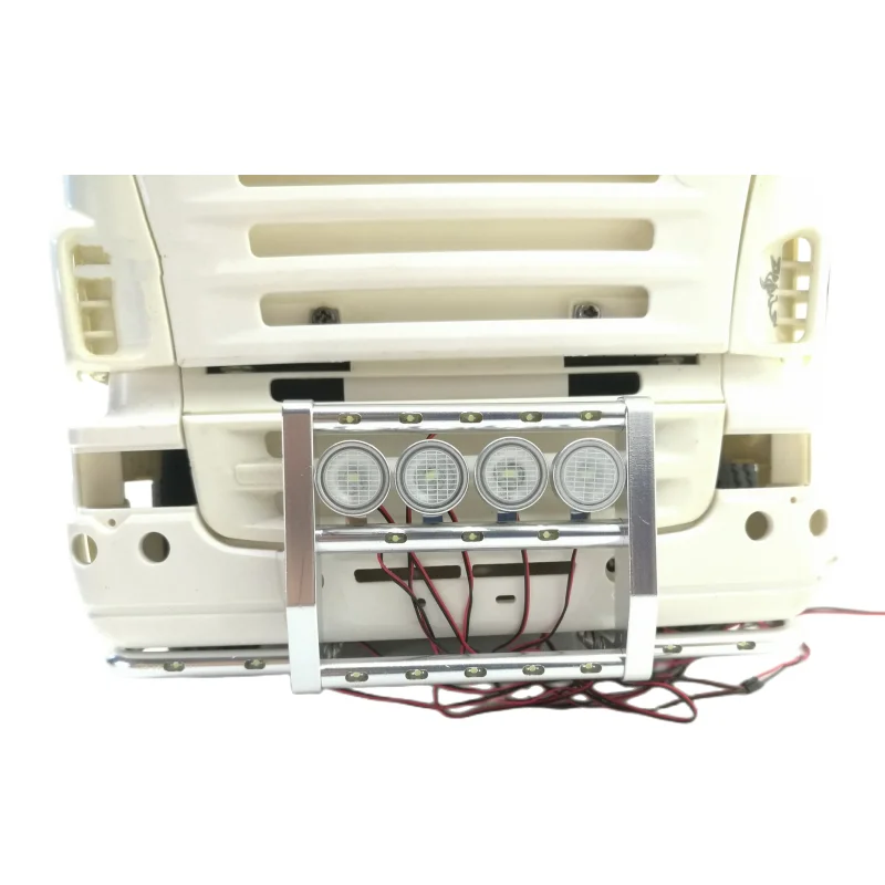 Передний бампер фонарь для вспышки TAMIYA 1/14 Scania 620 56323 730 Запчасти модификации