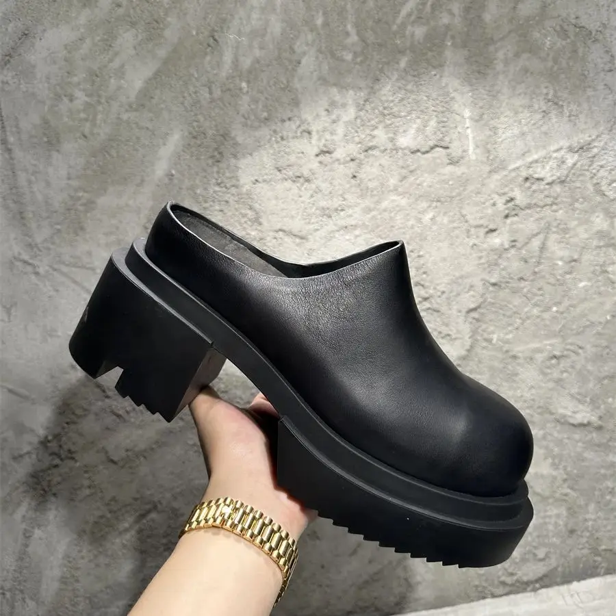 Сандалии Bogun на платформе ручной работы из воловьей кожи индивидуальной толстой