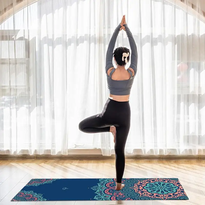 Yoga Towel Mat-Sized Anti-Slip Hot Yoga Towel Sweat Absorbent Odorless Hot Yoga Towel Workout Accessories For Women And Men