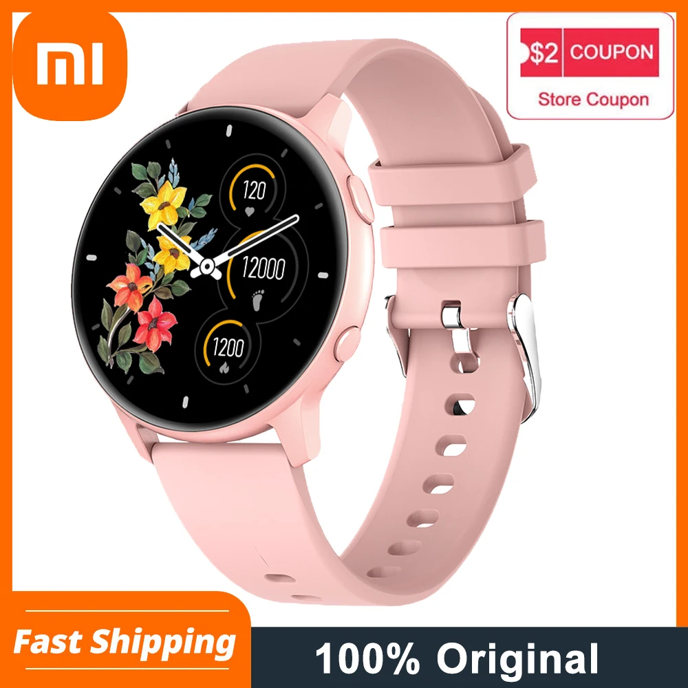

Xiaomi MX1 Women Smart Watch 1.28inch Full Touch Screen IP68 Waterproof Heart Rate Monitor Blood Pressure Oxygen Watch Men
