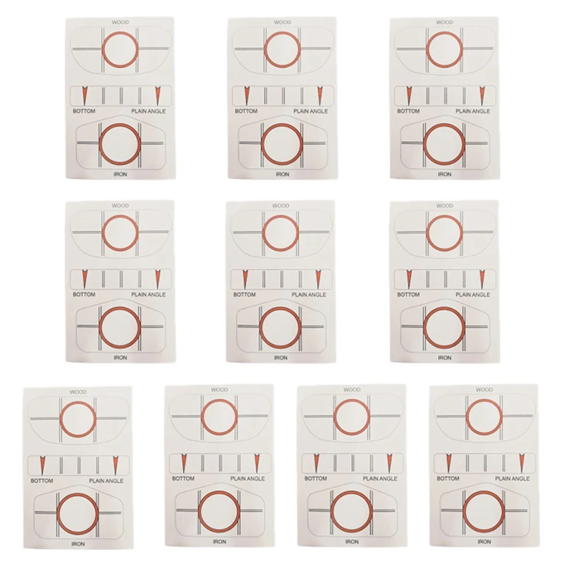 

20Pcs/Set Golf Impact Labels Golf Club Target Label Target Sticker Tape Driver Golf Swing Trainers Golf Accessories