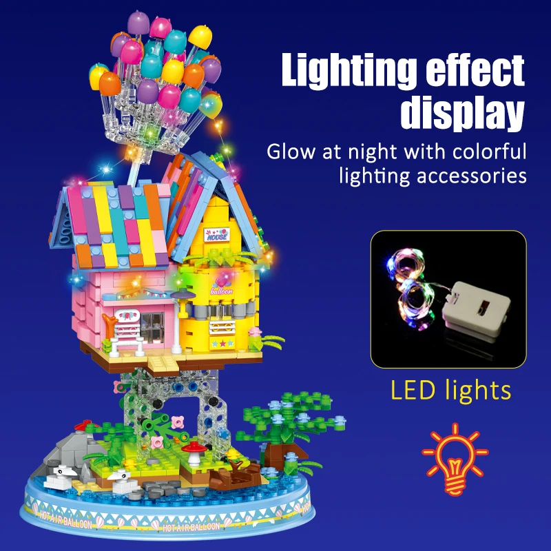 931 + шт Город Друзья подвешенный гравитационный шар Летающий дом строительные