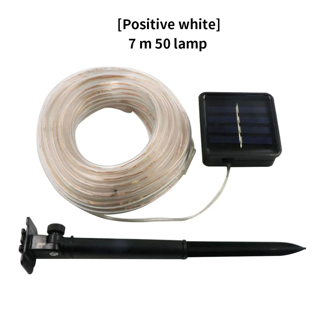 LED Outdoor Solar Lamp String Lights 50/100 LEDs Waterproof Solar Hose String Lights Christmas Holiday Party Garden Decoration