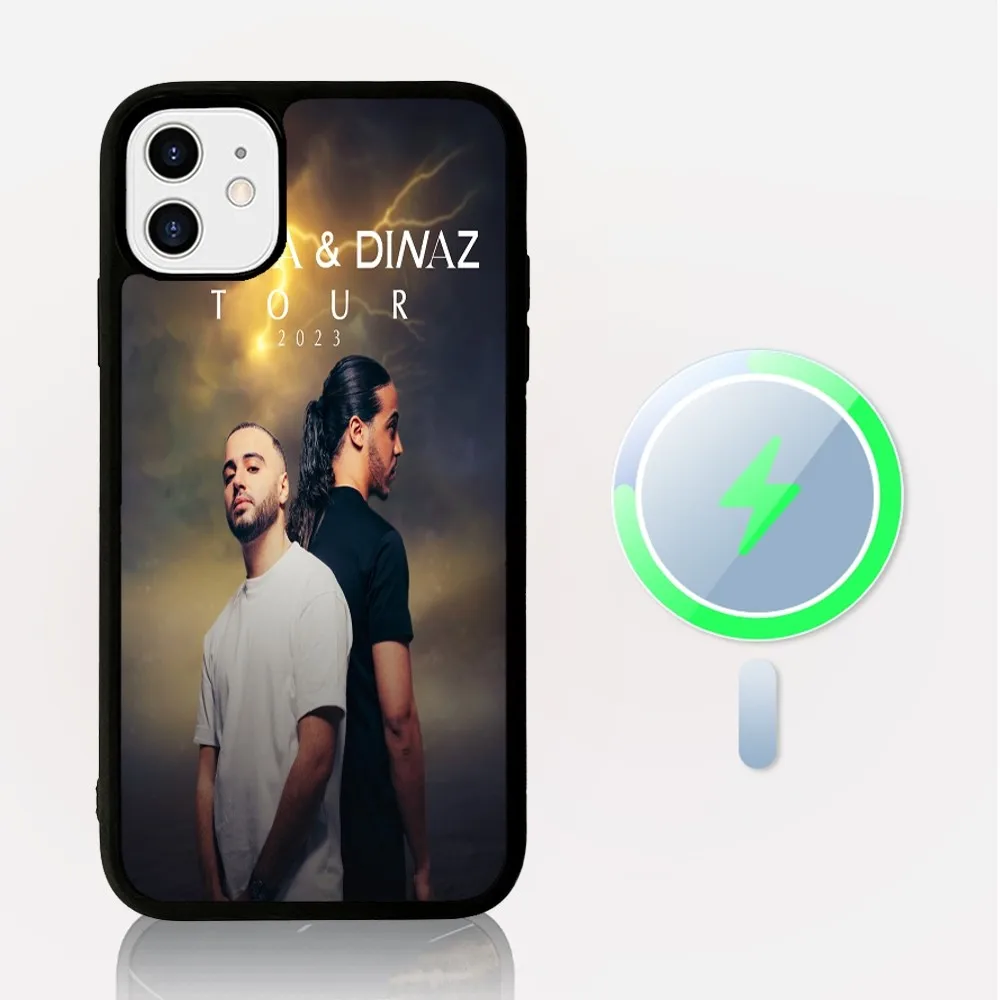 Djadja &amp Dinaz Phone Case Magesafe Magnetic Wireless Charge For iPhone 16 11 12 13 14 15 Pro Max Plus Mini