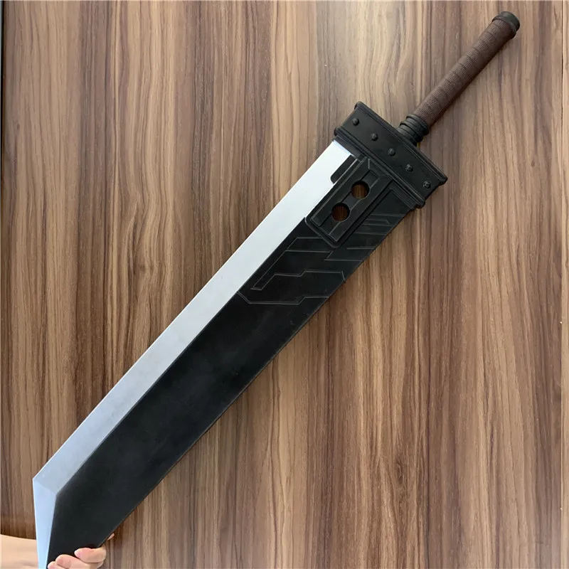 Модель ножа безопасности 1:1 Sword Cosplay Final Fantasy 7 VII Cloud Strife Buster Remake PU Zack Fair Weapon, длиной 108 см.