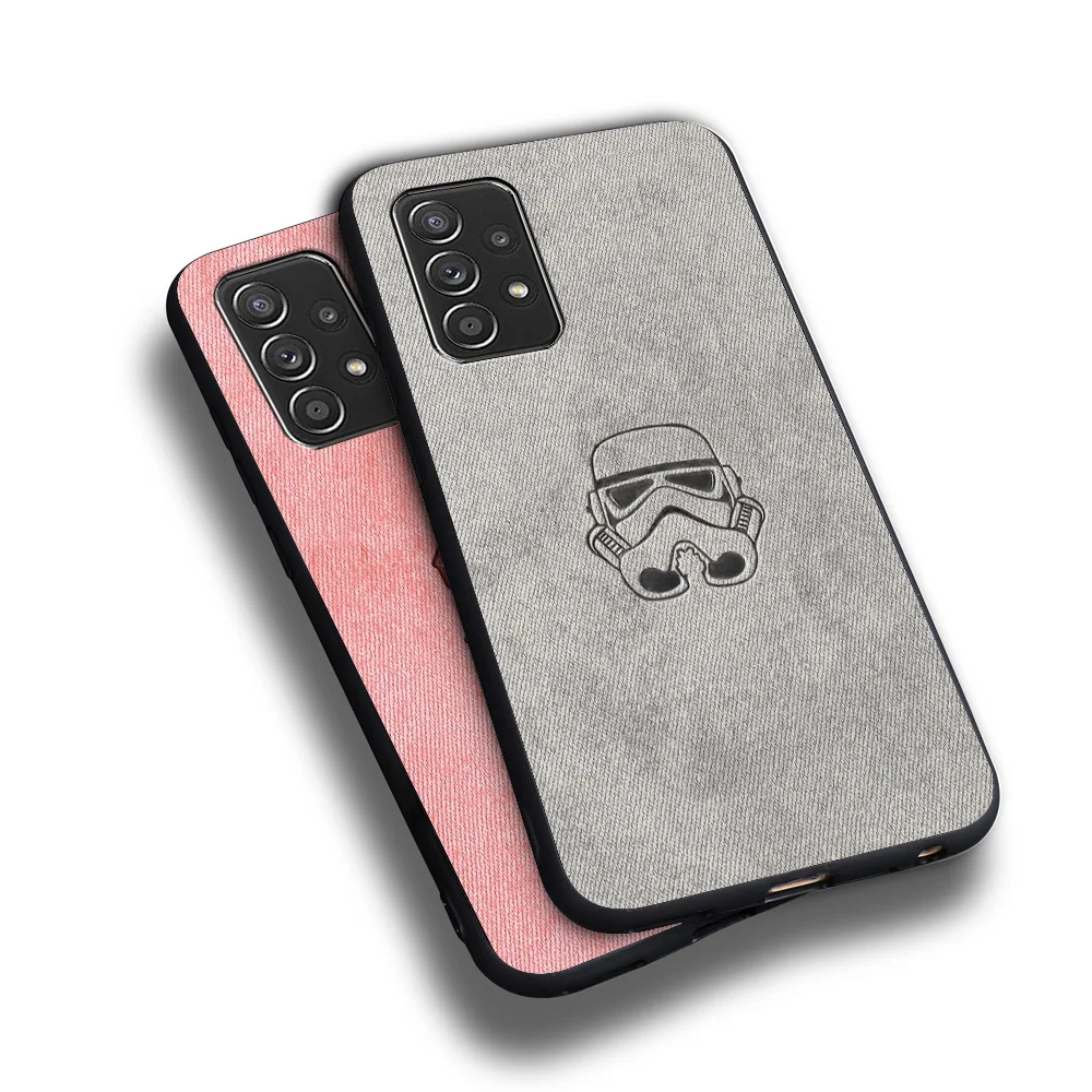 

S22 Ultra Case For Samsung A52S 5G Case Cloth Fabric Funda Galaxy A12 A10 A21S A31 A32 A50 A51 A52 A70 A71 A72 M51 S20 FE Covers
