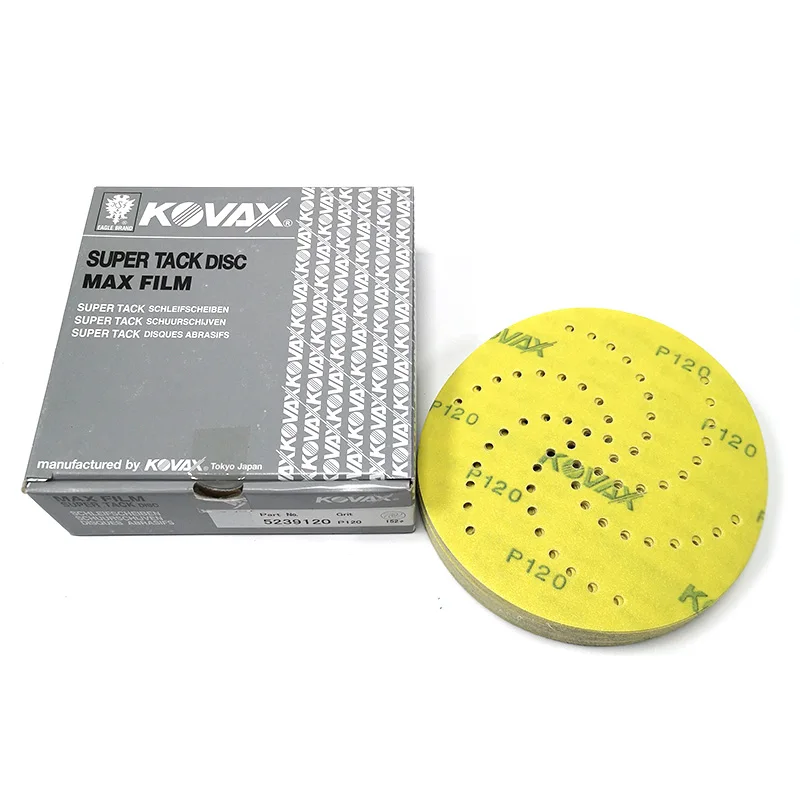 KOVAX 6 Inches Sandpaper Super Tack Disc Max Film Automobile Maintenance Filler And Metal Substrate Grinding