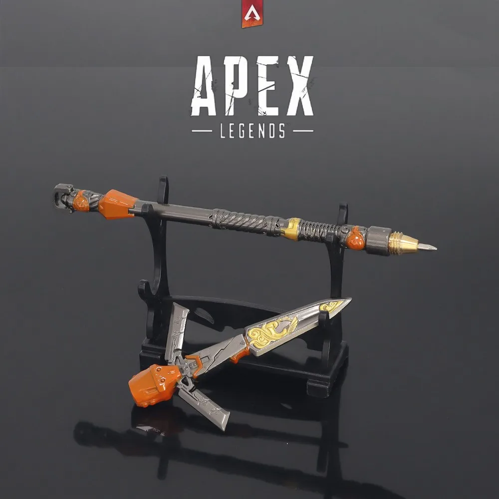 

Apex Legends Heirloom Valkyrie Heirloom Weapon Model Legacy Spear Mini Game Keychain Knife Katana Sword Samurai Kid Toys for Boy