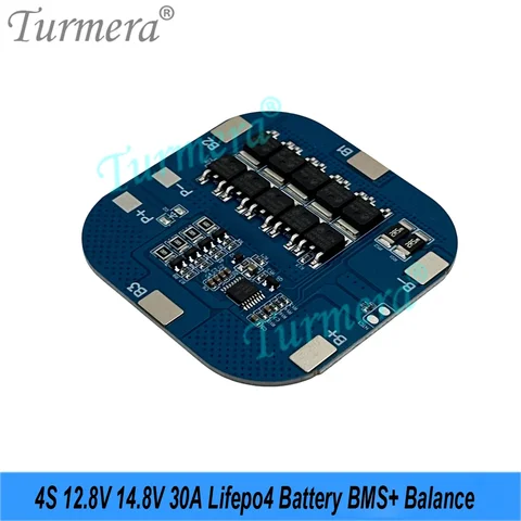 Turmera 4S Lifepo4 Батарея BMS 12,8 В 14,8 В 30 А