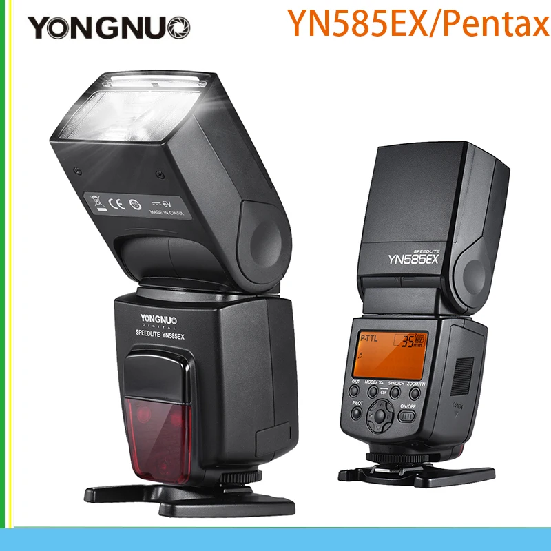 

YONGNUO YN585EX P-TTL Wireless AF-assist Rear Curtain Speedlite Flash Light SYNC LCD Screen GN58 HSS 1/12000s SP S1 S2 Slave