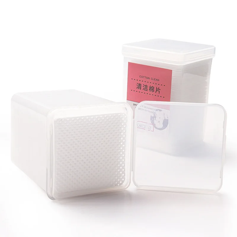 

200PCS/Pack Lint-Free Paper Cotton Wipes Eyelash Glue Remover Wipe Clean Cotton Sheet Nails Art Cleanin Cleaner Pads
