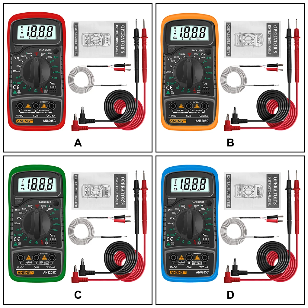 

ANENG AN8205C Multimeter Voltage Voltmeter Tester Detector