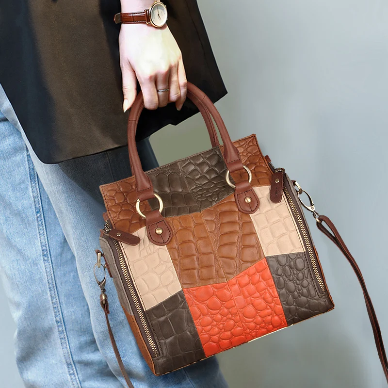 bag woman luxury famous brands the tote bags designer genuine leather totes vintage ladies office woman wallets and handbags free global shipping