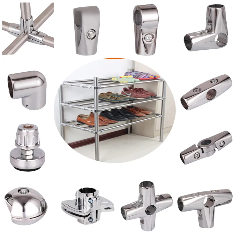 OD 25 мм Соединитель для соединения круглой трубы Фиксированные детали Посадочная