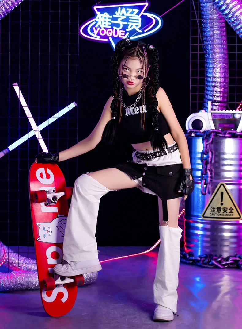 Костюм для джазовых танцев K-pop одежда выступлений Женский танцевальный костюм в