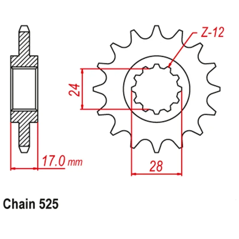 Передняя Задняя звездочка мотоцикла LOPOR 525 CNC 15T 43T для Honda CBF600 PC38 2004-2007 CBR600 PC31 1997-1998