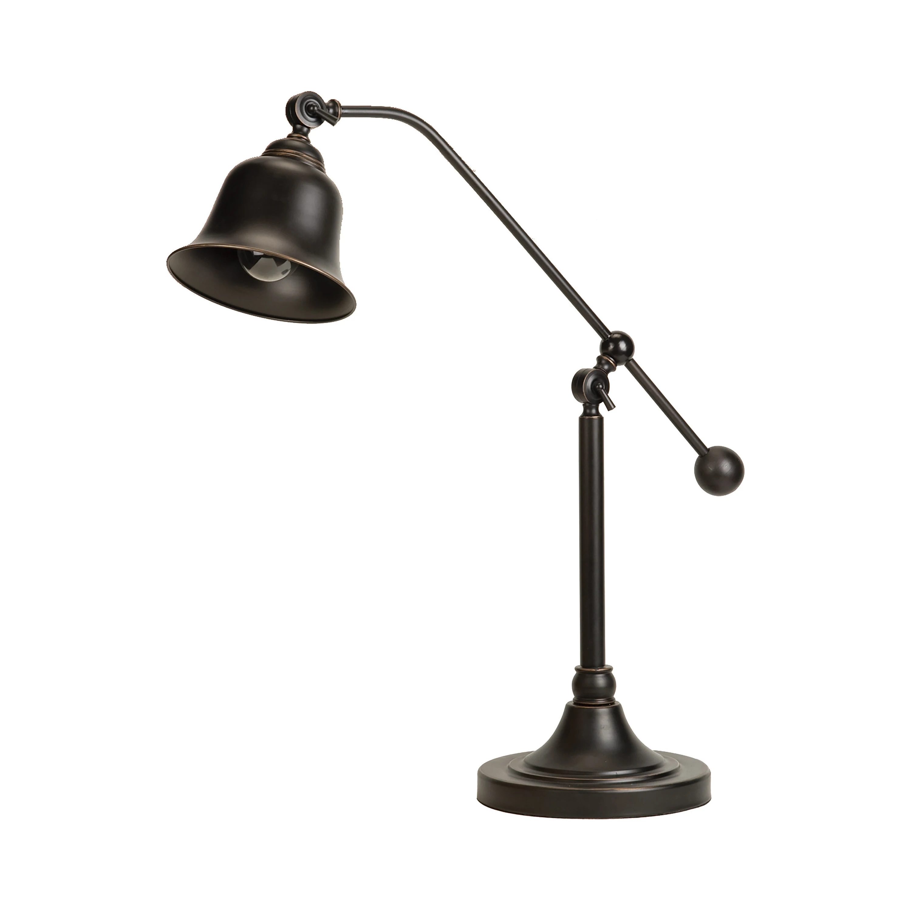 

Настольная лампа с колокольчиком HMTX, темная бронза