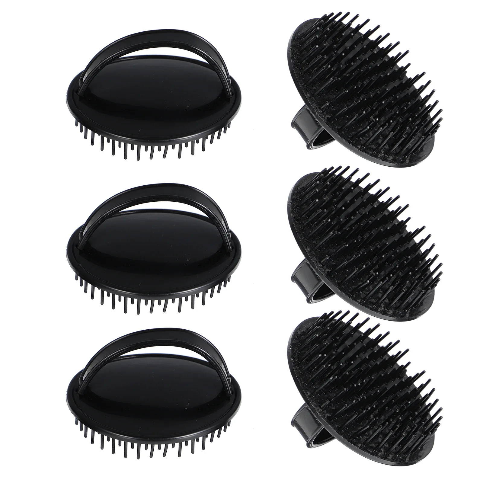 

6pcs Hair Scalp Scratcher Brush Care Comb Massaging Tool Hair Detangling Brush For Wet Dry Thick Curly Hair