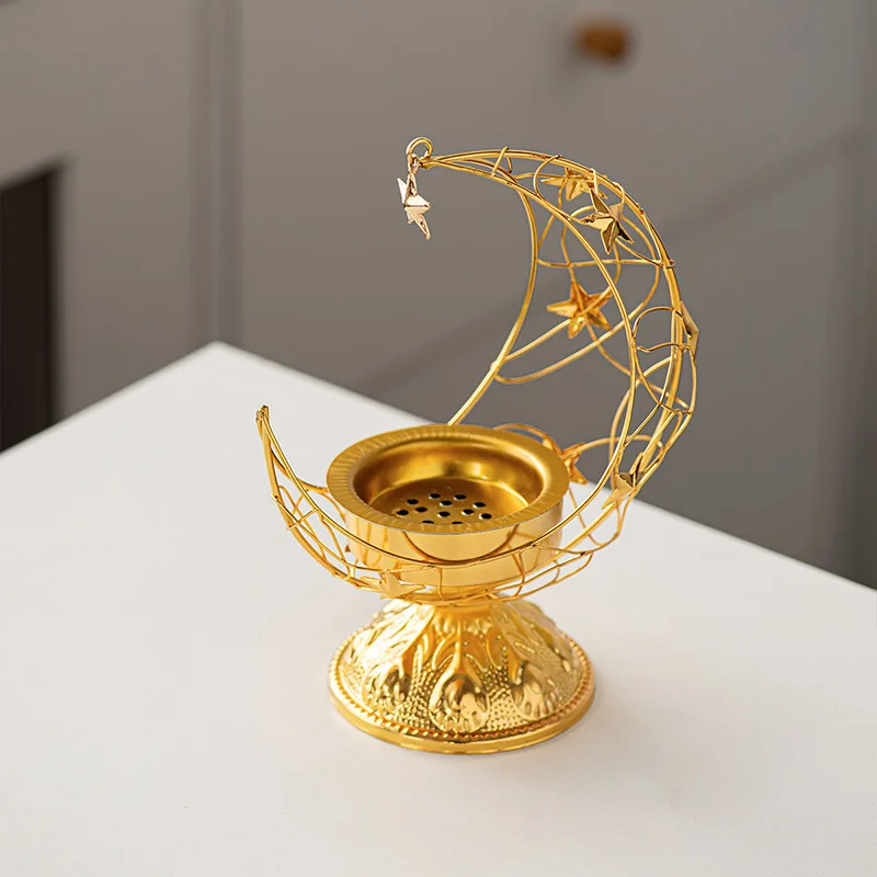 Ручная ароматерапевтическая горелка Ближнего Востока креативная металлическая