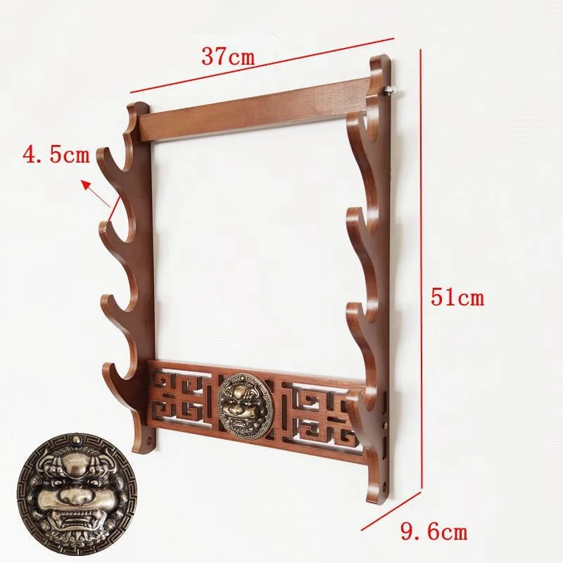 

Деревянный 4-слойный настенный держатель для катаны