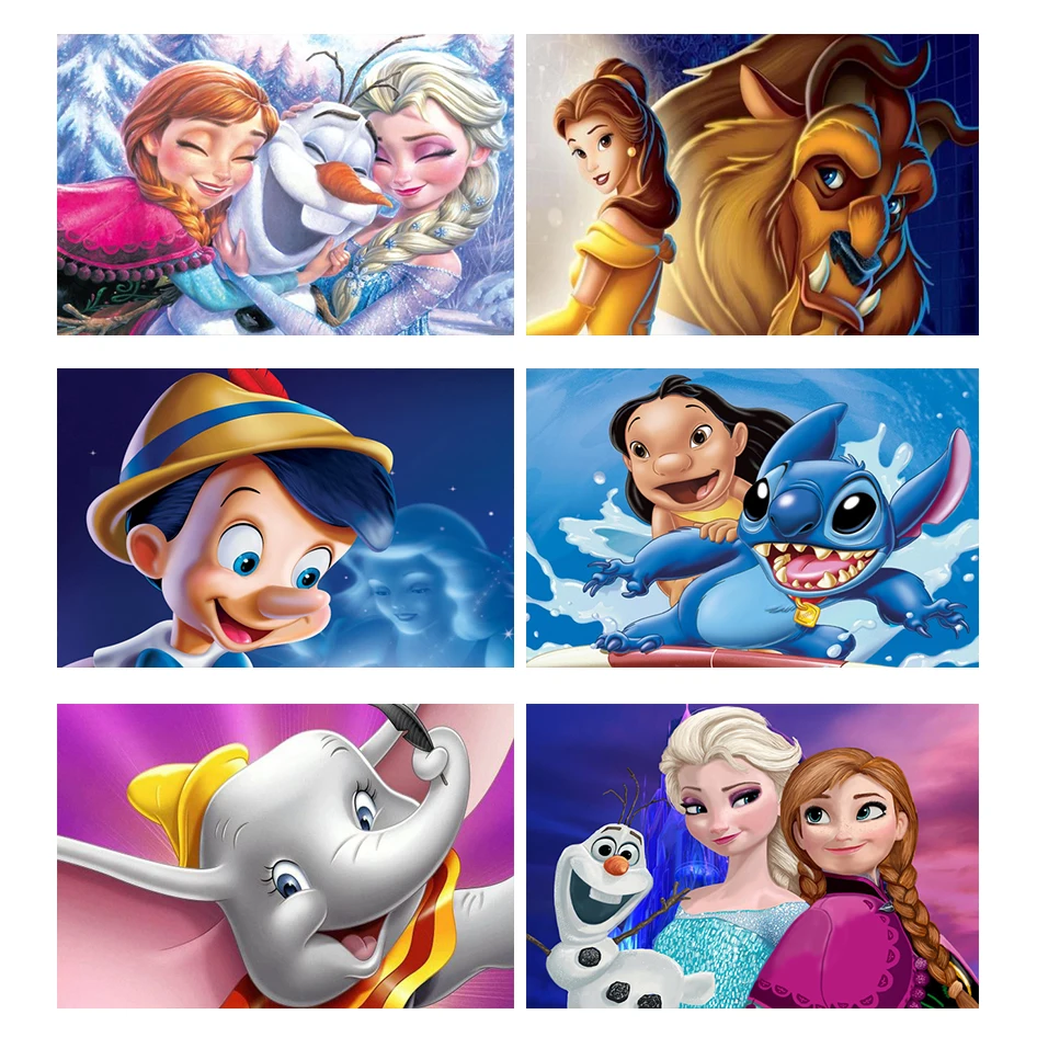 

Алмазная 5D картина «сделай сам» из мультфильма «Дамбо»