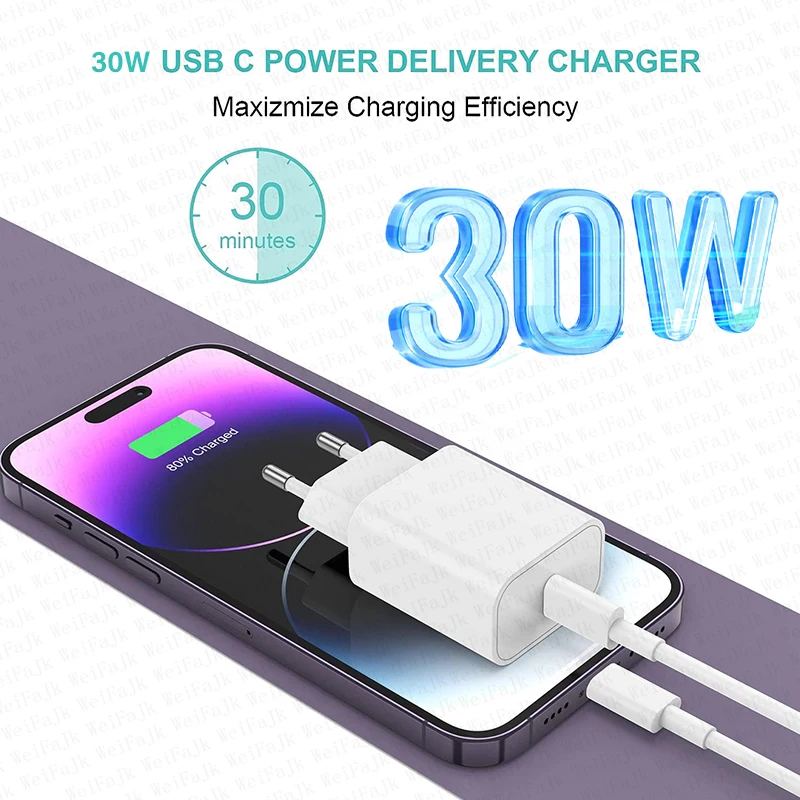 Фото Оригинальное Беспроводное зарядное устройство Apple Magsafe для iPhone 16 15 14 13 12 11 Pro Max SE Mini X XS XR 8 Plus, кабель с молнией типа C для быстрой зарядки №2