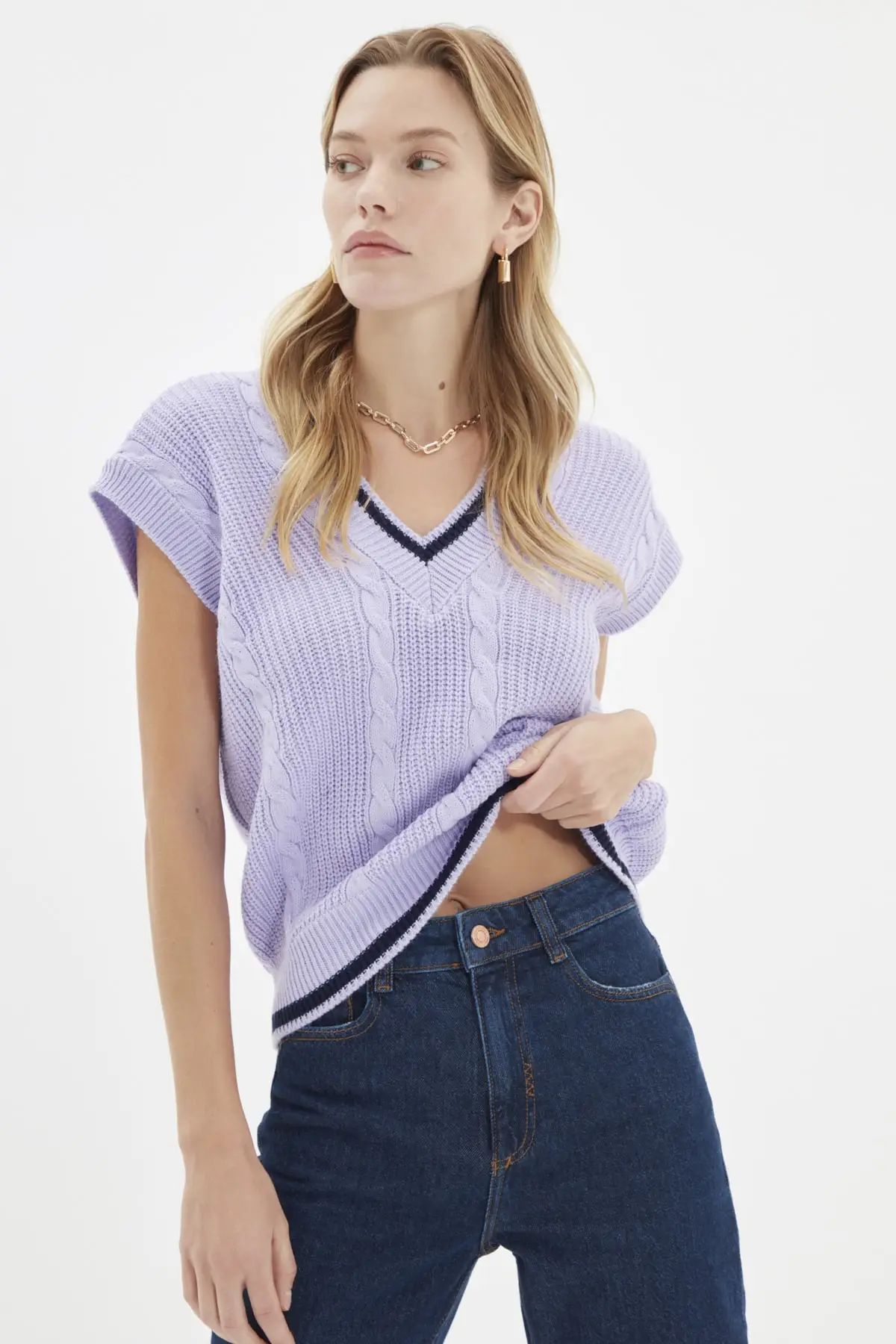 Trendyol Hair Braided Knitwear Jumper TWOAW22SV0095