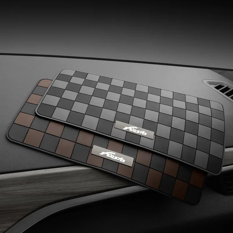 Автомобильный Противоскользящий коврик для Ford ST Fiesta Edge с логотипом приборной